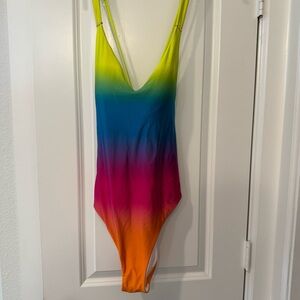 La Blanca One-Piece Rainbow Swimsuit